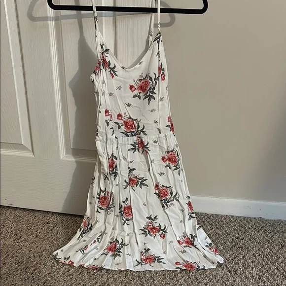 Floral Casual Midi Dress H&m H&M White Floral Midi Dress Floral Casual Midi Dress H&m H&M White Floral Midi Dress